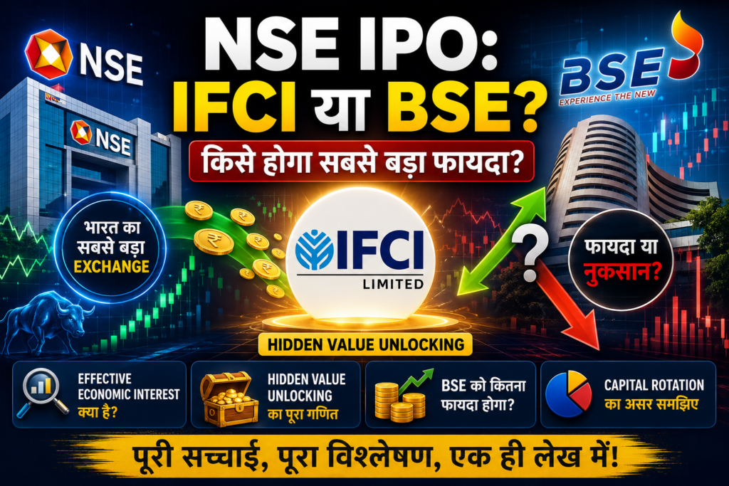 NSE IPO से IFCI और BSE को फायदा कैसे होगा | Hidden Value Unlocking Explained